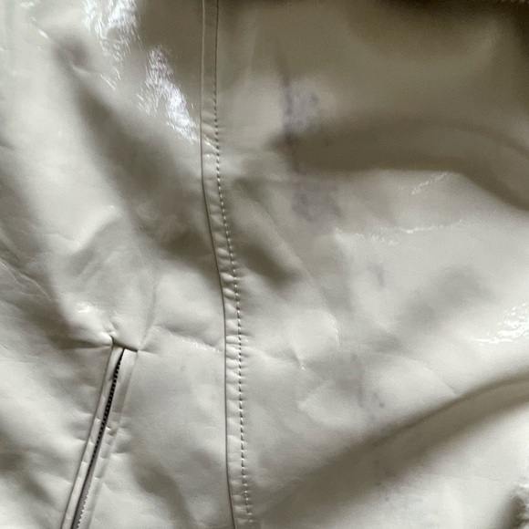 UO Tania Sherpa Lined Faux Leather Moto Jacket - Picture 4 of 11